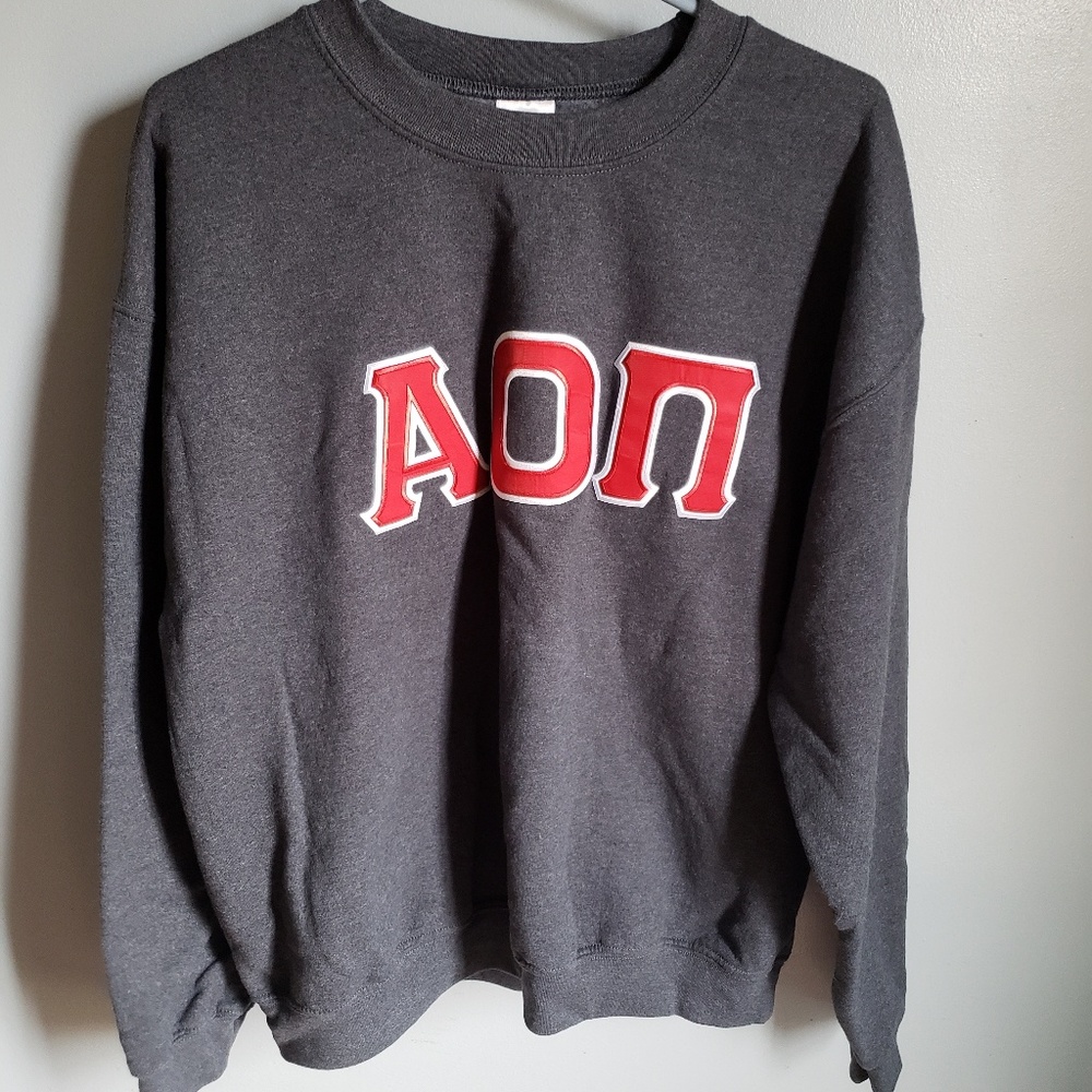 Alpha Omicron Pi Crew neck sweatshirt-AOPI